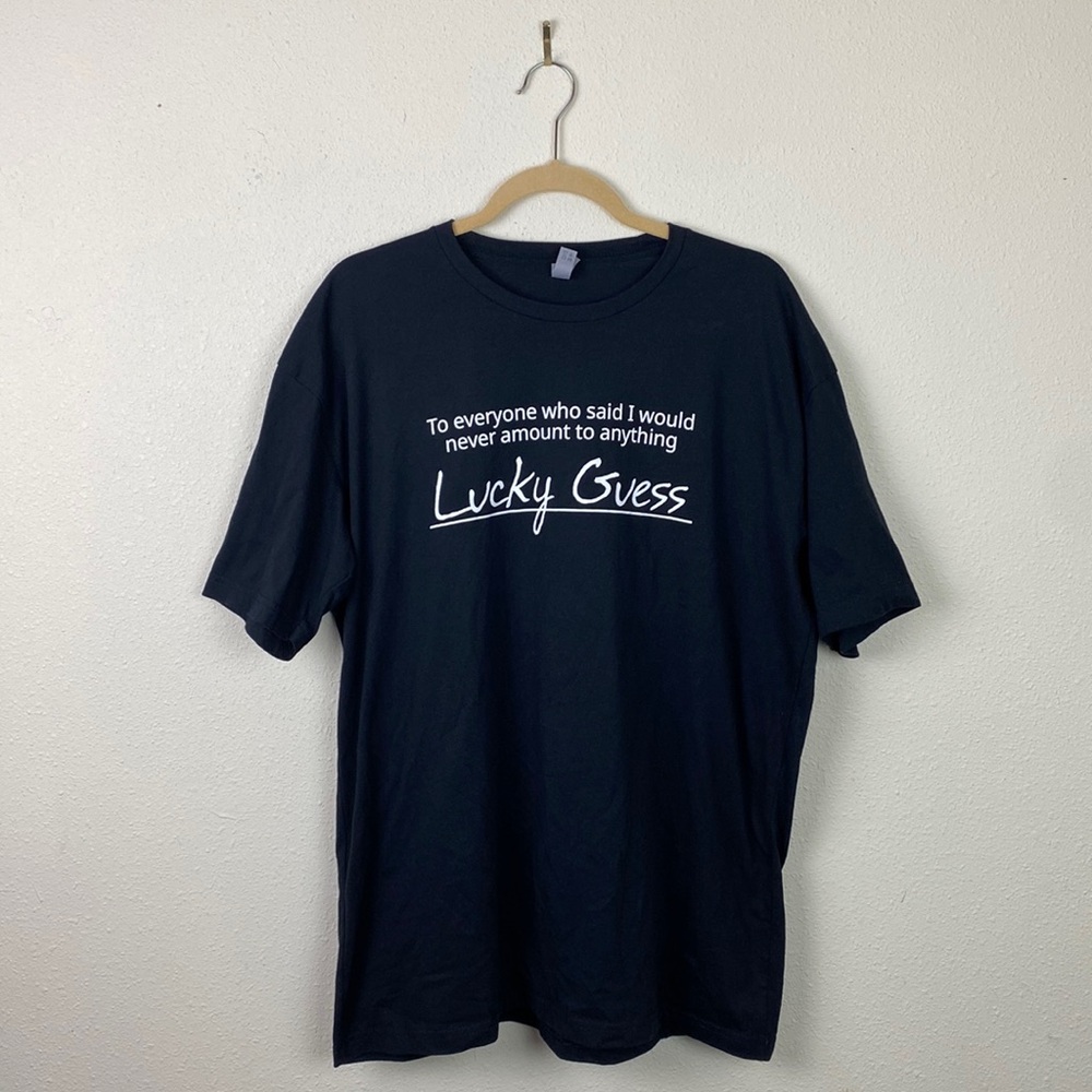 Next Level Apparel | Men's Graphic Tee Lucky Guess XL
